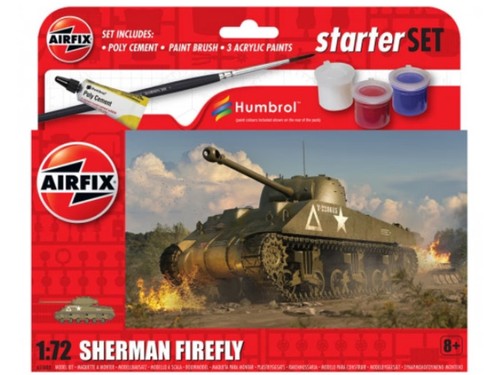 Airfix sherman firefly starter - airfix,