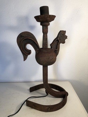 Lampe coq jean touret en - jean,