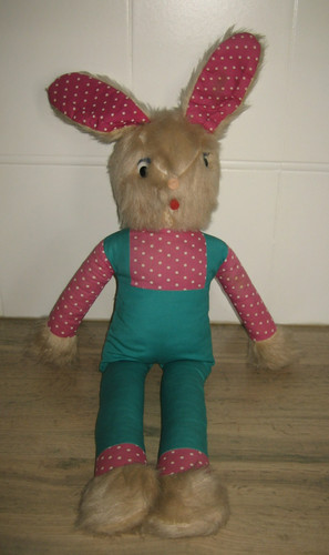 Ancienne peluche lapin cm - peluche,