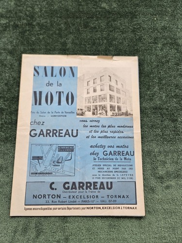 Garreau moto années - moto, 55/60