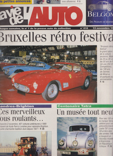 Vie auto n - vie, l'auto