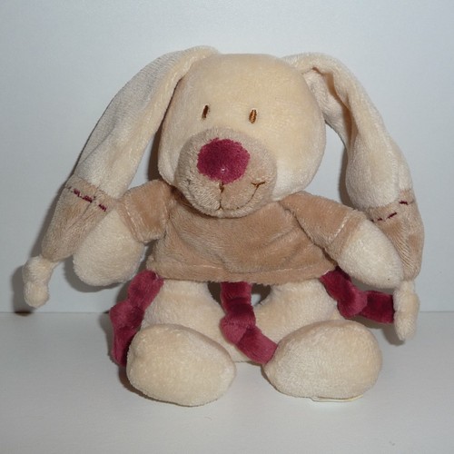 Doudou lapin nicotoy bastien - lapin,
