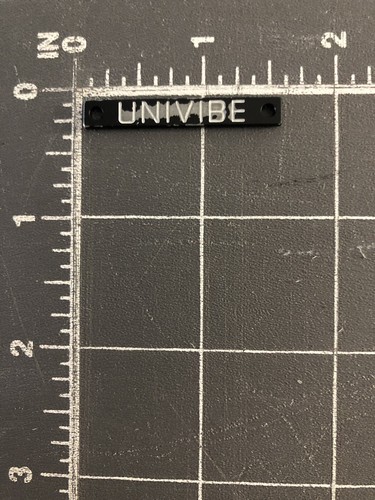 Logo univibe écusson - logo, métal