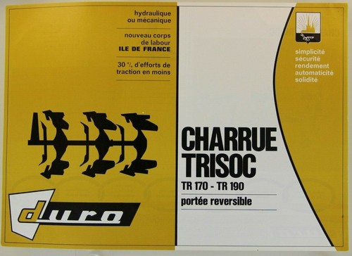 Prospectus brochure charrue - brochure,