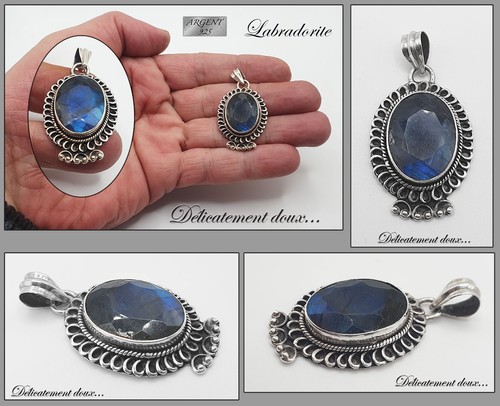 Beau pendentif argent 925 - beau,