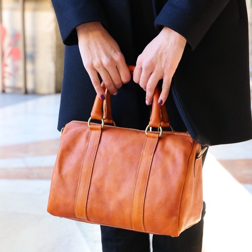 Femme sac bowling - artisanal, en