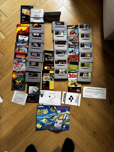 Lot super nintendo snes - super,