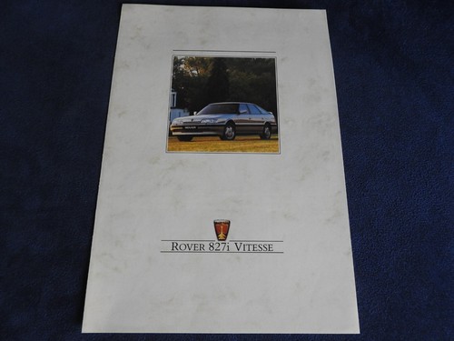 Catalogue depliant rover 827 - rover,