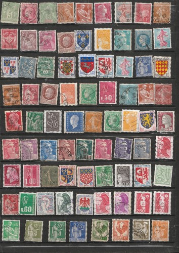 France petits timbres - 80,