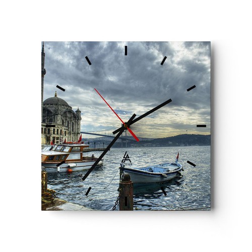 Horloge murale verre - murale,