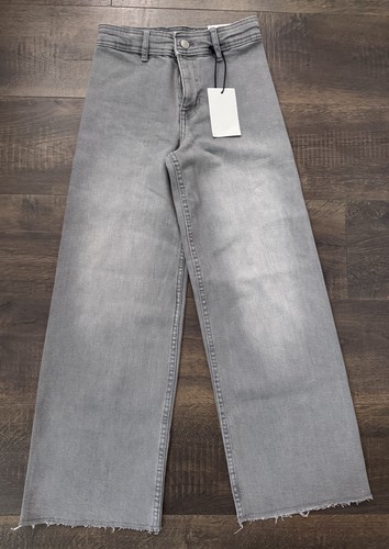 Zara gray wide leg girls - gray, wide-leg