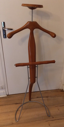Porte manteau valet nuit - manteau, bois
