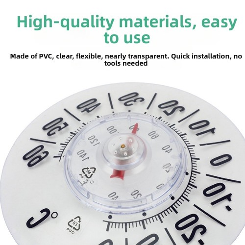 Thermomètre fenêtre rond - thermomètre,