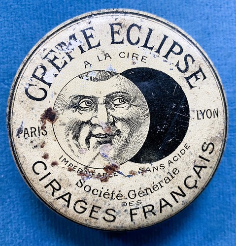 Ancienne boite cirage creme - de,