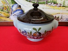 Soupière décor chaumière - soupière,