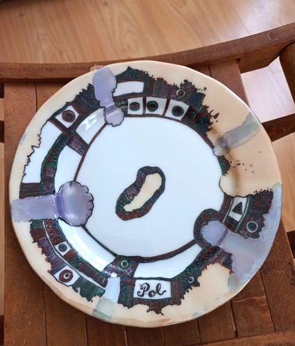 Rare assiette porcelaine fine - rare,