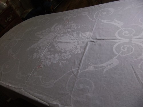 Rare nappe mariage xixè - de,