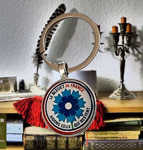 Bleuet france porte clés - bleuet,