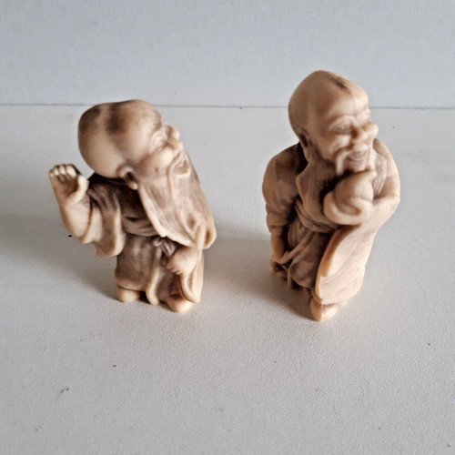 Moine bouddhiste statuette - moine,