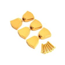 6 Boutons Metal Tulipes Gold pour Mecaniques style Grover 3+3