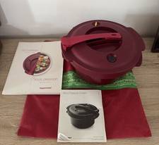 Tupperware - Cocotte Micro Minute / Micro Pressure Cooker + livre + Notice + Sac