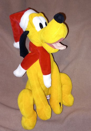 Peluche pluto noël - pluto, disney