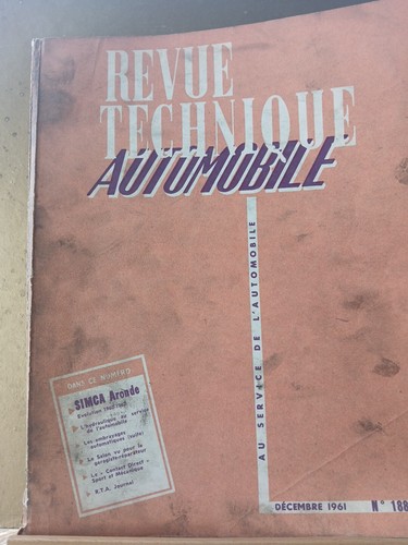 Revue technique automobile rta - revue,