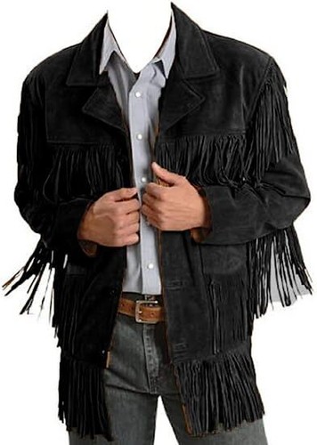 Manteau homme cuir daim - en,