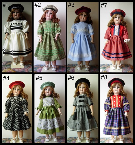 Robe poupée ancienne - poupée,