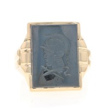 Bague Vintage Cameo Homme En