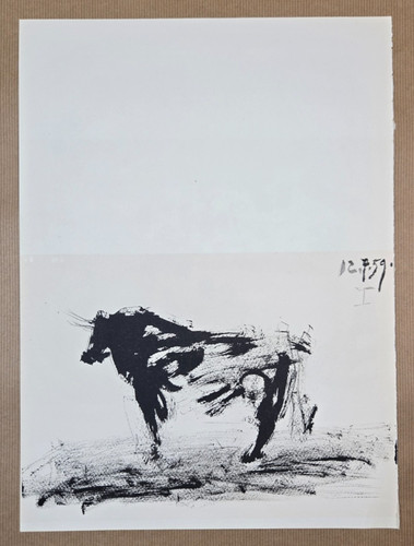 Lithographie noir blanc - et,