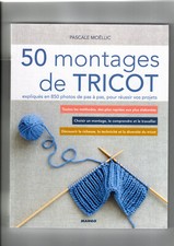 50 montages de tricot Pascale MOELLIC Editions MANGO