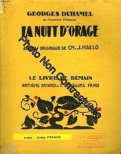 La nuit d'orage. 44 bois