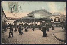 CPA Chartres, Place Billard, le Marché Couvert 1906 