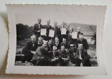 LOT 4 ANCIENNES PHOTOS MONOME ETUDIANTS 18 MAI 1939