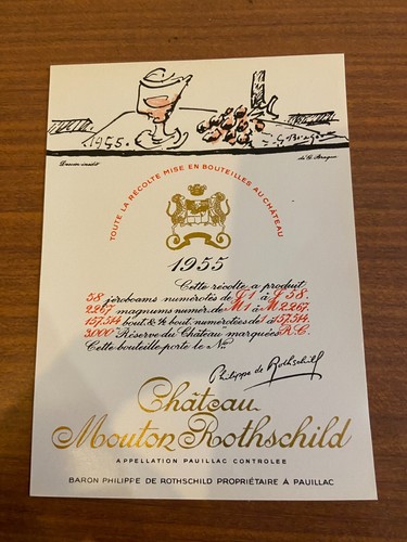 Etiquette château mouton - etiquette,