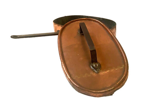 Daubière cuivre rouge avec - rouge,