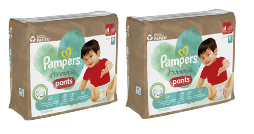 Pack 64 couches pampers - =,