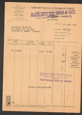 PARIS (XIX°) USINE de LAMES de RASOIR "GILLETTE SAFETY RAZOR Company" en 1946