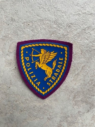 Ecusson police route - police, de