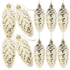  10 Pcs Pomme De Pin Noel En
