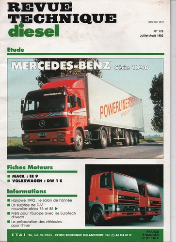 Revue technique diesel camion - technique,