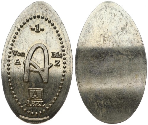 Médaille allongée pièce - médaille,