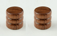 NEW 2 Boutons BOIS exotique