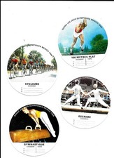 Etiquette de fromages ; 8 VACHE QUI RIT MEXICO 1968 COMPLET