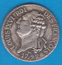 Collection BP Louis XVI  Ecu 6 Livres  1792   Poids 7,29 g  Module 30 mm