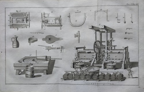 Gravure ancienne xviii - ancienne,