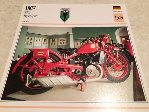 Carte moto dkw z500 - carte,