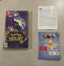 BOITE VIDE SANS JEU / POKEMON VIOLET CONSOLE NINTENDO SWITCH FRA BONUS PIKACHU