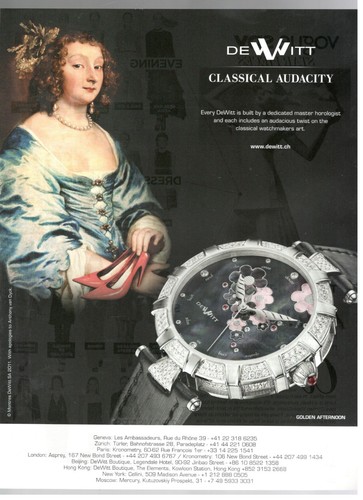 Witt montre 2006 publicité - montre,